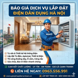 Báo giá dịch vụ lắp đặt điện dân dụng Hà Nội